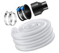 PANGBOER Tuyau de collecte de poussières en PVC à installation rapide avec manchette élastique pour une installation simple sur divers outils Tuyau de poussière flexible