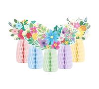 PANGBOER Vase en papier coloré pour Pâques, réceptions de mariage, fêtes de vacances, centres de table