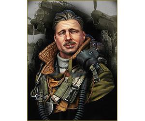 PANGCHENG 1/10 RAF Bomber Command WWII résine Figure Buste GK Objet Militaire sans revêtement Pas de Couleur