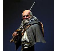 PANGCHENG 1/12 Jacques Bernard de Molay, Chevaliers Templiers, croisé Rouge, Buste en résine modèle GK, kit Non assemblé et Non Peint