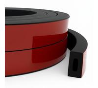 Pangda Bande d'étanchéité rectangulaire en caoutchouc avec ruban adhésif, bande d'étanchéité en caoutchouc mousse pour bateau, automobile, camping-car, bateau, porte de garage/fenêtre, noir (L : 7,9 m