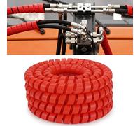 Pangda Gaine de protection de câble en spirale de 7,6 m - Robuste - Résistant à l'abrasion - Pour tuyaux hydrauliques, fils électriques, automobiles