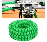 Pangda Gaine de protection de câble en spirale de 7,6 m - Robuste - Résistant à l'abrasion - Pour tuyaux hydrauliques, fils électriques, automobiles