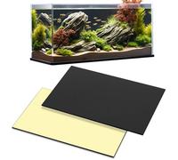 Pangda Lot de 2 tapis de nivellement pour aquarium de 50,9 x 38,1 cm, en mousse de 5 mm d'épaisseur, antidérapant, en mousse néoprène, résistant aux chocs, facile à couper pour une protection stable