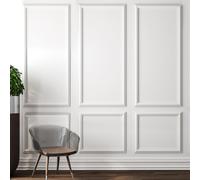 Pangda Lot de 3 kits de moulage mural, panneaux de laminage préfabriqués pour décoration murale intérieure, panneau mural pré-fabriqué pour décoration de la maison