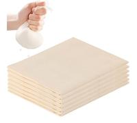 pangdapengpeng 6 Pièces Etamine Alimentaire, 50x50cm Réutilisable Cheesecloth, Mousseline Tissu Non Blanchi pour Tofu, Fromage, Jus (50x50cm)