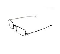 PANGHU Lunettes Lecture Durables et Compactes Monture Métallisé, Branches Télescopiques Fines, Acuité Visuelle Optimale pour Hommes/Femmes avec Étui Rigide