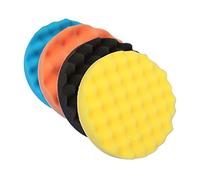 Pangocho 4pcs éponge de Polissage Tampon Pad Tool Kit, 7 Pouces / 180 mm for la Voiture polisseur,