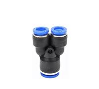 Pangocho Connecteur pneumatique de raccord pneumatique 6mm à accouplement rapide de tuyau en plastique de 16mm(PW,12-10)