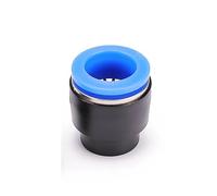 Pangocho Connecteur pneumatique prise rapide bouchon en plastique bouchon de tuyau 4mm 6mm 8mm 10mm 12mm 14mm 16mm connecteur d'étanchéité de tuyau d'air(PPF-8)