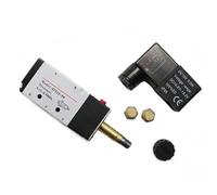 Pangocho Électrovanne électrique pneumatique 5 voies 2 positions contrôle Air gaz vanne magnétique 12V 24V 220V bobine Volt 4mm-12mm raccords de tuyau(4mm,AC110)