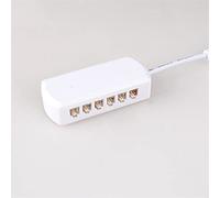 Pangocho Jinchao-Boîte de dérivation Boîte de jonction de projecteur à LED, connecteur séparateur, 1 à 4, 1 à 6, 1 à 12, pour la lumière 3V 12V Basse Tension, Corps Blanc Dispositif de Protection