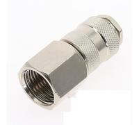 Pangocho Raccord de tuyau de ligne d'air raccord femelle à dégagement rapide 1/4 "3/8" 1/2 "pouce BSP raccords pneumatiques femelles EU Typ(SF 02)