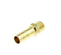 Pangocho Raccord de tuyau en laiton coudé droit 6mm 8mm 10mm 12mm épisseuse à barbe 1/8 "NPT filetage mâle connecteur de couplage barbelé en cuivre(8mm Barb-01)