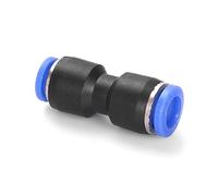 Pangocho Raccord pneumatique tuyau connecteur d'air Tube raccords rapides eau pousser dans le tuyau plastique 4/6/8/10/12/14mm connecteurs(PU,10mm)