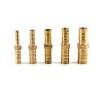 Pangocho Raccords de tuyauterie en laiton for tour pneumatique, réducteur droit à travers l'adaptateur de gaz d'eau d'huile 4 5 6 8 10 12 14 19 25mm(14mm to 8mm)