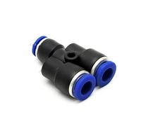 Pangocho Raccords enfichables pneumatiques de Type droit PU/PV/PY/PE/PM/PZA/PK/HVFF/PA for tuyau d'air/eau et connecteur de Tube 4 à 16mm(PY,6mm)