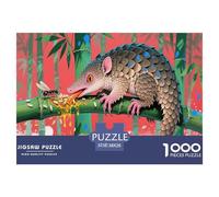 Pangolin 1000 Pièces Puzzle pour Adultes, Défi Jouets, Cadeau, Jouet pour Enfant, Jeux Éduchatif, Qualité Premium 38x26cm/1000pcs