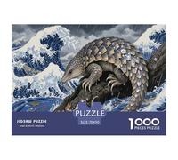 Pangolin 1000 Pièces Puzzle pour Adultes Enfants, Parfait pour Les Amateurs De Puzzles, Cadeau d'anniversaire, Jeux Éduchatif, Qualité Premium 70x50cm/1000pcs