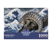 Pangolin 1000 Pièces Puzzle pour Enfants À Partir De 14 Ans, Défi Jouets, Cadeau, Jouet pour Enfant, Jeu Éduchatif, Qualité Premium 38x26cm/1000pcs