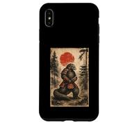 Pangolin Samurai Warrior Japanese Vintage Graphic Ukiyo-e Coque pour iPhone XS Max
