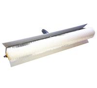 Pangolino - Rouleau débulleur 50 cm avec protection anti-éclaboussures - Longueur de la tige : 11 mm - Qualité professionnelle - Rouleau à picots pour purge les revêtements de sol