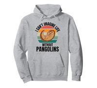 Pangolins Mignons rétro I Can't Imagine Life Without Pangolins Sweat à Capuche