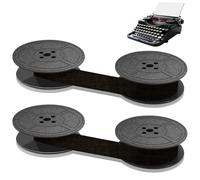 pangutheos 2 Pièces Ruban Machine a Ecrire, 10M x 13MM Ruban de Machine à Écrire Universel, Compatible avec Plupart des Modèles de Machines à Écrire Anciennes (Noir)
