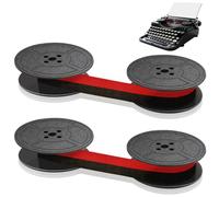 pangutheos 2 Pièces Ruban Machine a Ecrire, 10M x 13MM Ruban de Machine à Écrire Universel, Compatible avec Plupart des Modèles de Machines à Écrire Anciennes (Rouge)