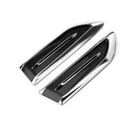 PANGUYN 2 pièces Fausses Prises d'air sur Les Ailes de Voiture pour Renault Scénic 4 (IV) J9 I 2016-2023, ABS Durable, Protection Anti-Rayures, améliore l'apparence