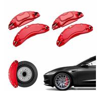 PANGUYN 4 Pièces Couvre-étriers de Frein Alliage D'aluminium pour BYD FangChengBao Leopard 8 2025 2026, Système de Freinage Décoration Étrier Protecteur,A