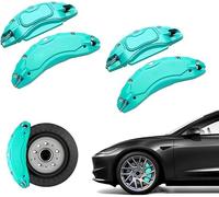 PANGUYN 4 Pièces Couvre-étriers de Frein Alliage D'aluminium pour Chevrolet Camaro Coupe 2010-2024, Système de Freinage Décoration Étrier Protecteur,B