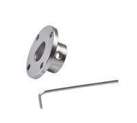 Pangyoo Accouplement à bride rigide, connecteur de coupleur d'arbre de guidage de moteur, 3mm 3.17mm 4mm 5mm 6mm 6.35mm 7mm 8mm 10mm 11mm 12mm 14mm, 1 pièce(3MM bore)