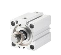 Pangyoo ACQ40 ACQ50 ACQ63 cylindre pneumatique mince Piston Compact Air cylindres à Double effet course de filetage externe 10-20-25-30-40-50-60-B(Stroke 50mm,ACQ50 (No Magnet))