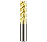 Pangyoo HRC70 1 2 4 5 6 8 10 12 fraise en bout de carbure fraise à 4 cannelures outil de coupe de tungstène CNC métal acier ace carré routeur peu (Size : 12X45X12X100)