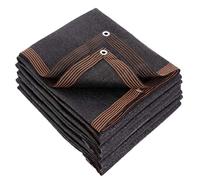 PanHuiWen Voile D Ombrage Toile Ombrage Filet D'Ombrage 4x4 Toile Ombrage Voile Impermeable 3x4 Filet D'Ombrage Crochet pour Plantes D'ExtéRieur Noir,4x6m