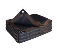 PanHuiWen Voile Ombrage 4x4 ImperméAble Toile Ombrage ImperméAble 3x5 Voile D Ombrage AjouréE Bache pour Pergola Noir,6x10m