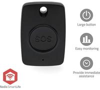 Panic Button pour Maison connectée | Zigbee 3.0 | Alimentation par batterie: CR2450 | Noir