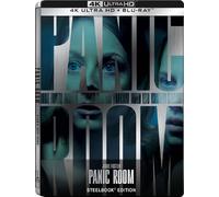 Panic Room (La Chambre Forte) Édition Import Italie Vf Incluse Collector Limited Exclusive Steelbook 3 Discs (2 Blu-Ray Et Un 4k Ultra) Avec Le Film En 4k Ultra, Blu-Ray Et Un Blu-Ray Bonus Exclusif