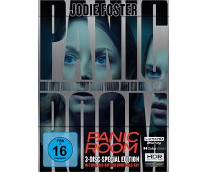 Panic Room - Limited Steelbook (4K Ultra HD) (+ Bonus (4K UHD Blu-ray) Foster