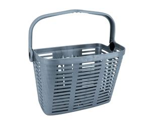 Panie vélo avant plastique avec anse fixation système clips poids max 5 kgs Bellelli e-bike Gris