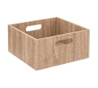 Five – Boîte de rangement en bois 31 x 31 x 15 cm couleur chêne
