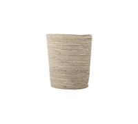 Panier Ø40x49 cm en jute blanc Selena