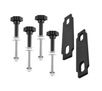 Panier à bagages de toit en aluminium, planche de traction de sécurité, kit de montage pour SUV, camping, aventures de randonnée, kit de montage universel