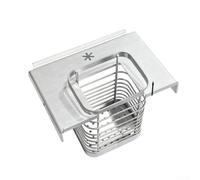 Panier à baguettes pour égouttoir de table IGT - Multi-trous - Séchage rapide - Double taille : 18 x 13,5 x 15 cm - 36 x 13,5 x 17 cm - Ventilé - Passe au lave-vaisselle - Pour camping, cuisine