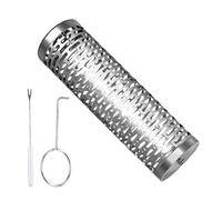 Panier à barbecue - Cage à roulettes en acier inoxydable, poignée amovible, construction résistante à la chaleur en 304, structure en de barbecue uniforme, outil de barbecue durable pour