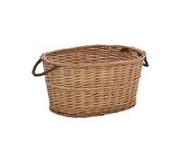 vidaXL Panier à bois de chauffage poignées de transport 56x40x28 cm