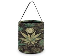 Panier à bonbons avec impression « A Puff in Time » - Pour Halloween ou fournitures quotidiennes - Style - Taille unique, Style :, Taille unique