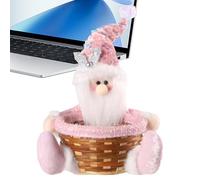 Panier à bonbons de Noël - Père Noël, bonhomme de neige, élan, nain, | Conteneurs de vacances pour friandises, biscuits, fruits, collations, salle de classe, restaurant, magasin, café