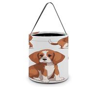Panier à bonbons imprimé chien beagle Halloween Trick or Treat Bags Gift Bucket for Halloween Party or Daily Supplies Style, taille unique, Style :, Taille unique